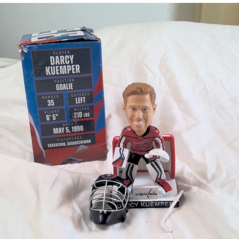 Darcy Kuemper SGA Bobblehead Washington Capitals
